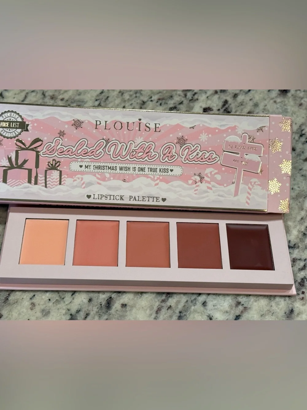 P Louise Lipstick Palettes . (2) Palettes 1)color knicked. See pics.